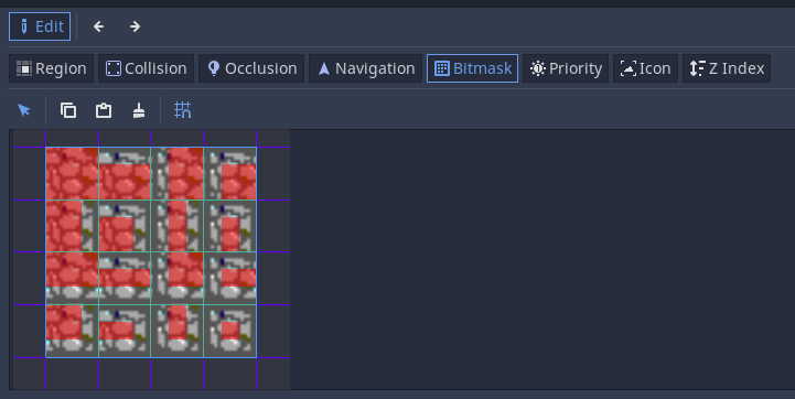 My stone tiles, with a bitmask indicating how they should be placed.
