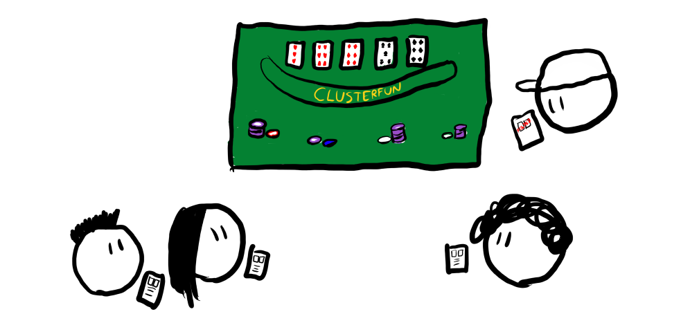 Artist's rendition of the full Clusterfun concept